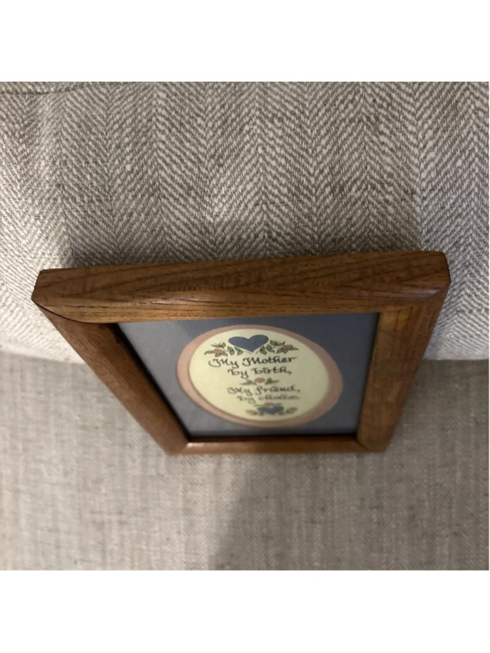 Framed Sentimental Piece Mother Country Decor 6.5”x8.5”